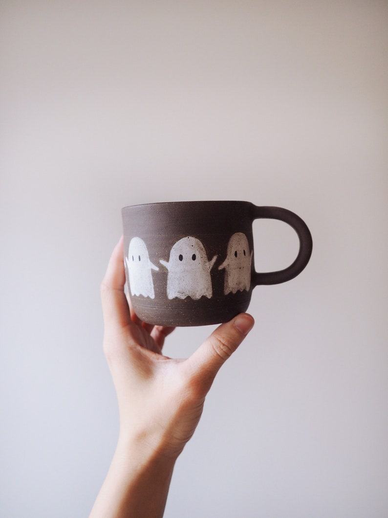 Hauntingly Festive Pre-Order Your Ghost Parade Ceramic Mug for a Spooktacular December