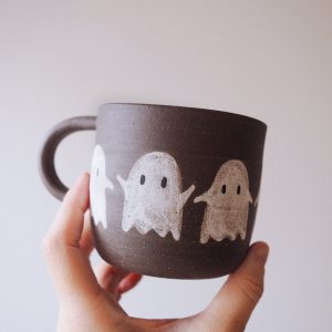 Hauntingly Festive Pre-Order Your Ghost Parade Ceramic Mug for a Spooktacular December