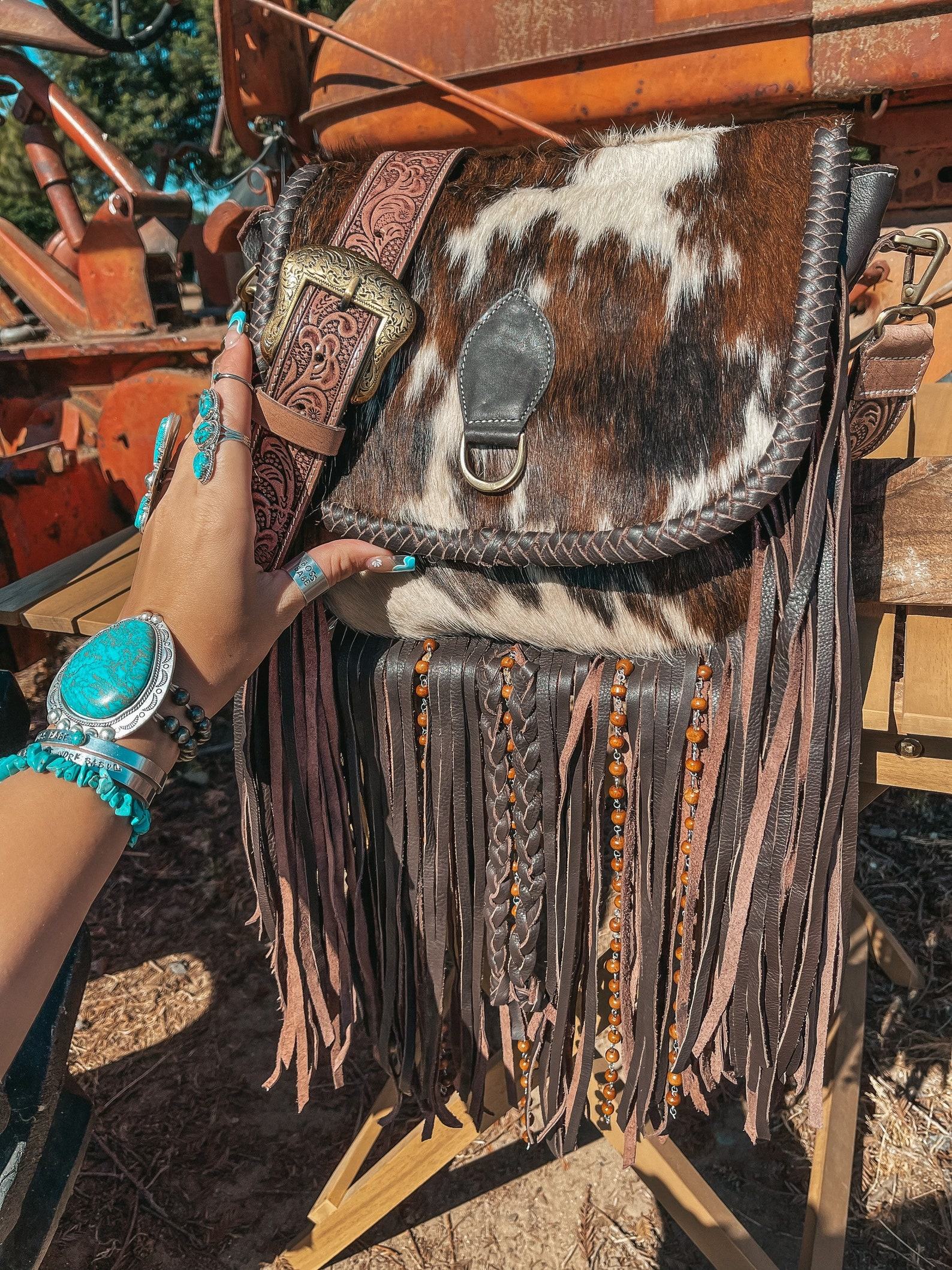 Haute Southern Hyde x Beth Marie Fringe Leather Western Purse for the Modern Cowgirl - Image 4