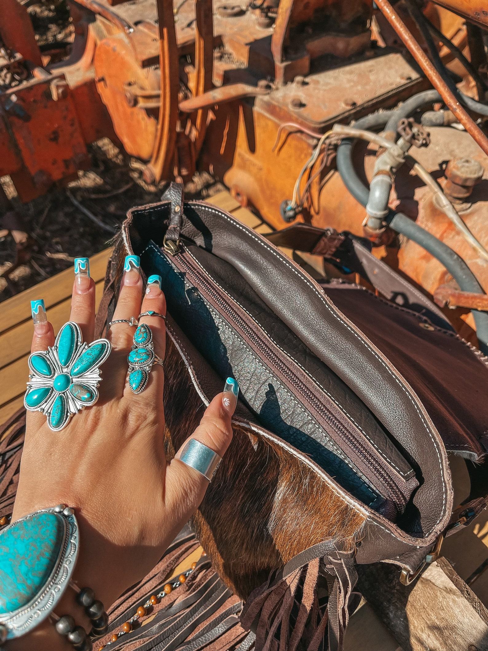 Haute Southern Hyde x Beth Marie Fringe Leather Western Purse for the Modern Cowgirl - Image 3