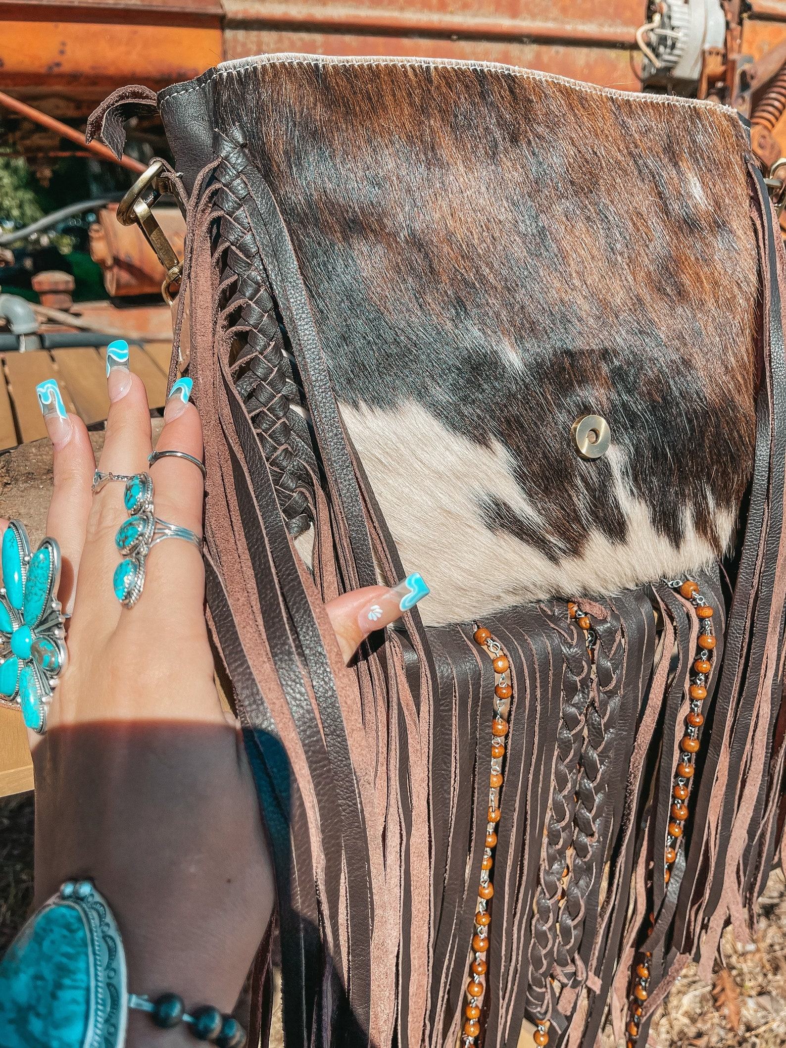 Haute Southern Hyde x Beth Marie Fringe Leather Western Purse for the Modern Cowgirl - Image 5