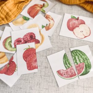 Healthy Food Matching Cards Fun Learning for Preschoolers and Toddlers