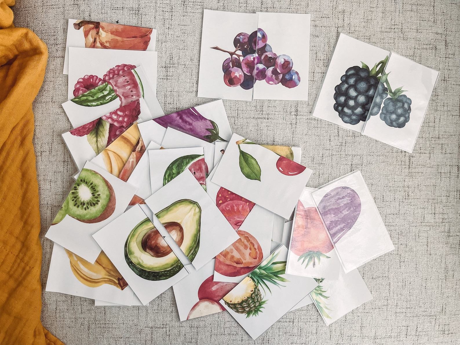 Healthy Food Matching Cards Fun Learning for Preschoolers and Toddlers - Image 3