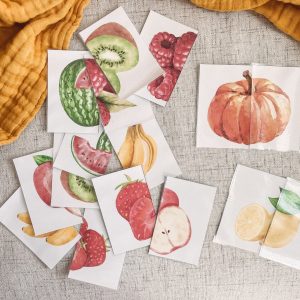 Healthy Food Matching Cards Fun Learning for Preschoolers and Toddlers