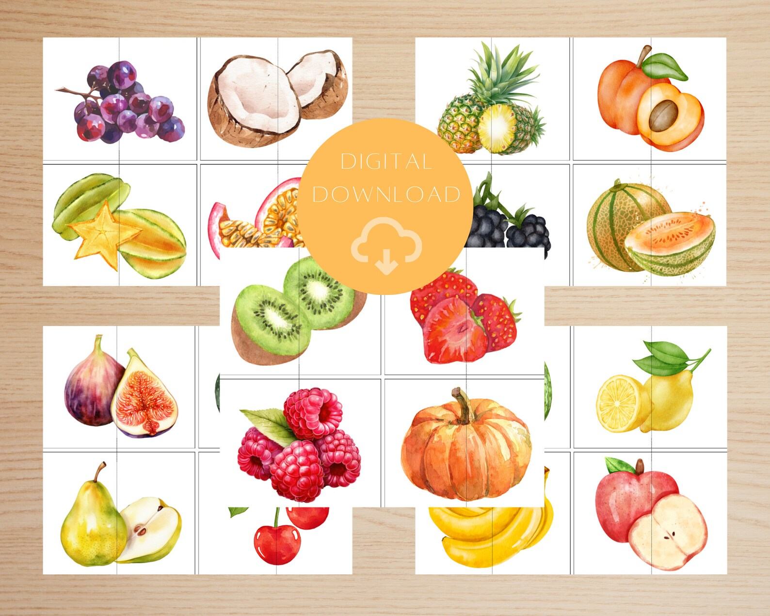 Healthy Food Matching Cards Fun Learning for Preschoolers and Toddlers - Image 6
