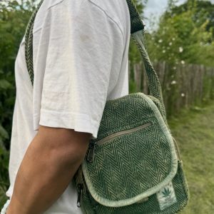 Hemp Cotton Festival Shoulder Bag Your Hippie Haven for Essentials