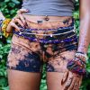 Hemp Tie-Dye Yoga Shorts Sustainable Comfort for Active Lifestyles