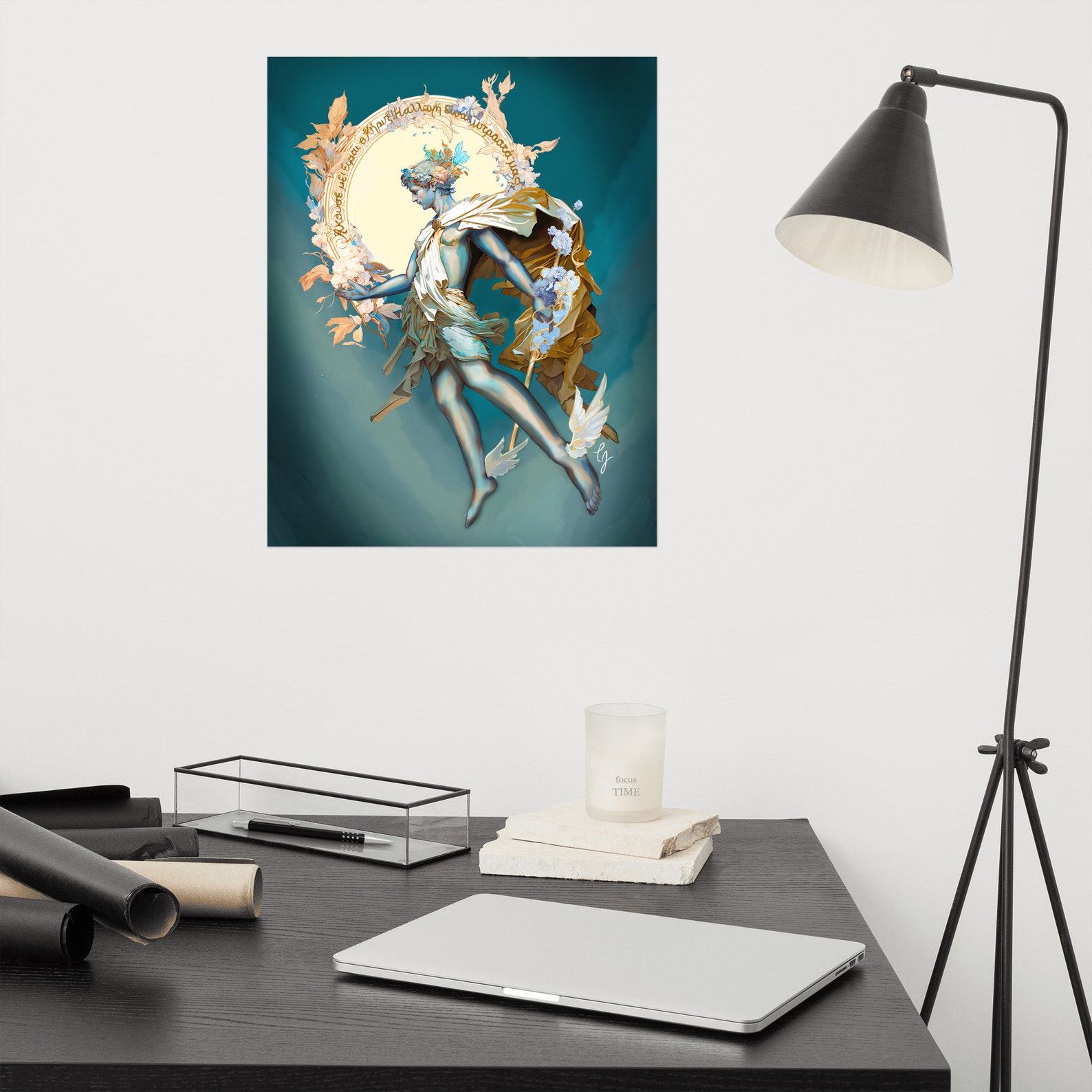Hermes, Mercury Art Nouveau and Art Deco Mythology Print – A Journey Through Time and Symbolism
