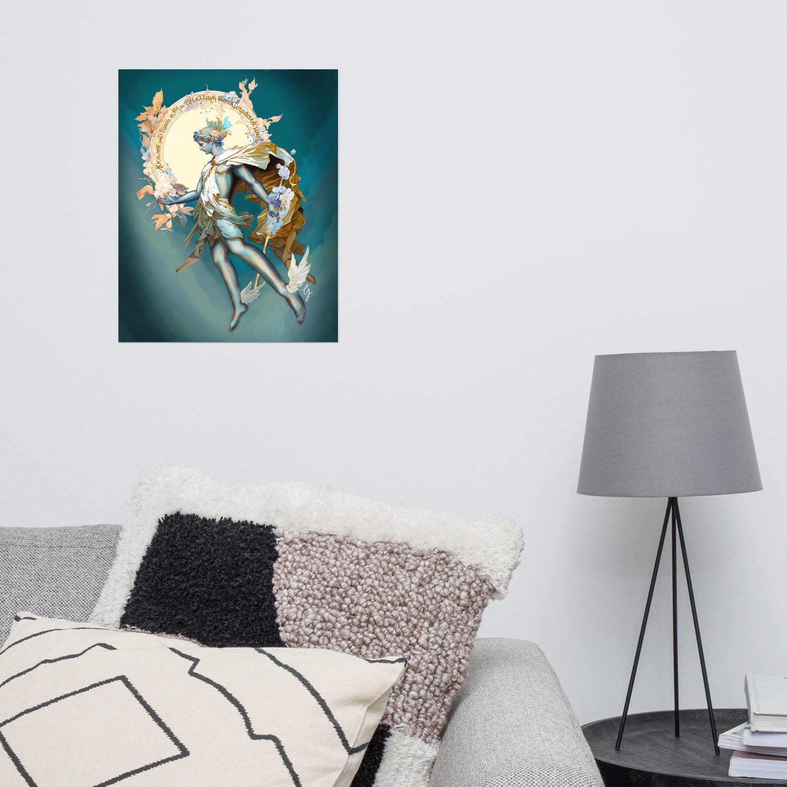 Hermes, Mercury Art Nouveau and Art Deco Mythology Print – A Journey Through Time and Symbolism