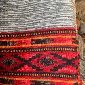 Himalayan Yak Wool Blanket Shawl Handcrafted Tribal Art from Kathmandu Valley, Preserving Cultural Heritage