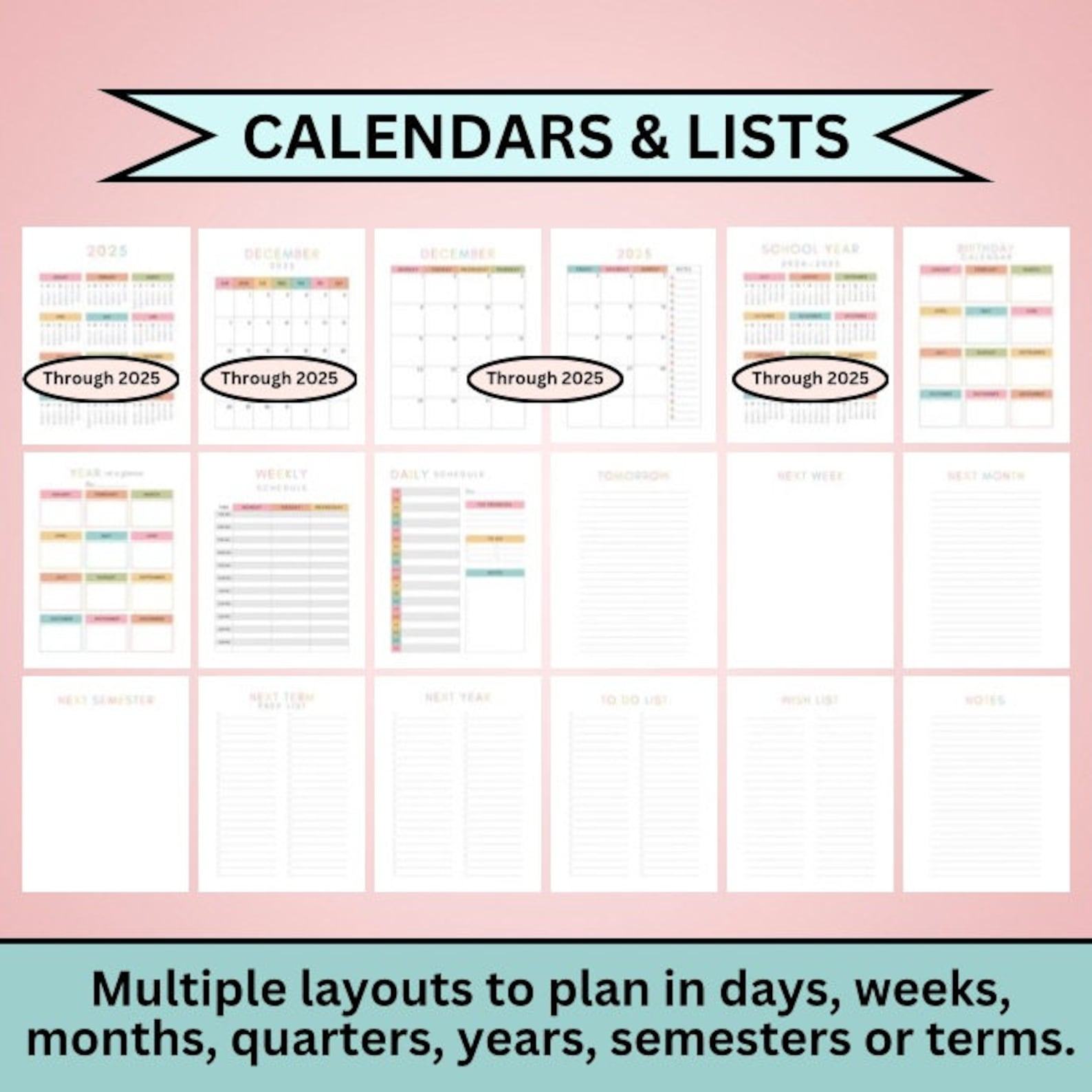 Homeschool Planner Printable The Ultimate Guide to Organized Learning for 2024-2025