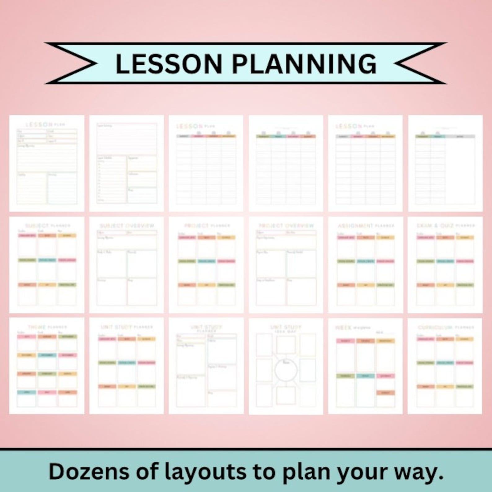 Homeschool Planner Printable The Ultimate Guide to Organized Learning for 2024-2025