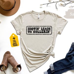 Hootin’ to Hollerin Unleash Your Country Spirit with Our Trendy Hootin’ Shirt