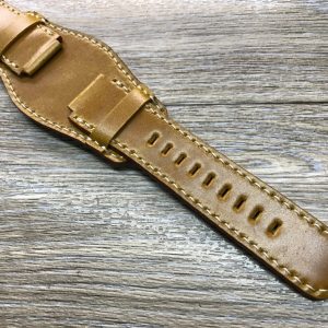 Horween Shell Cordovan Cuff Strap Elevate Your Timepiece with Timeless Elegance