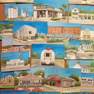 Houston’s Heartbeat A Watercolor Journey Through the City’s Soul