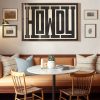 Howdy Typography Art Print Modern Southwestern Wall Decor for a Southern Home