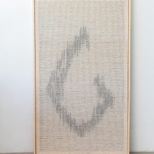 Huek  Modern Neutral Wool Wall Hanging – Minimalist Textile Art for Home Decor