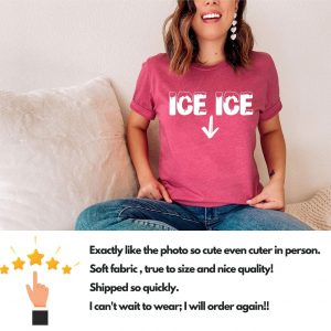 Ice Ice Baby Family T-shirt Announce Your Pregnancy with Style and Humor