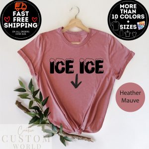 Ice Ice Baby Family T-shirt Announce Your Pregnancy with Style and Humor