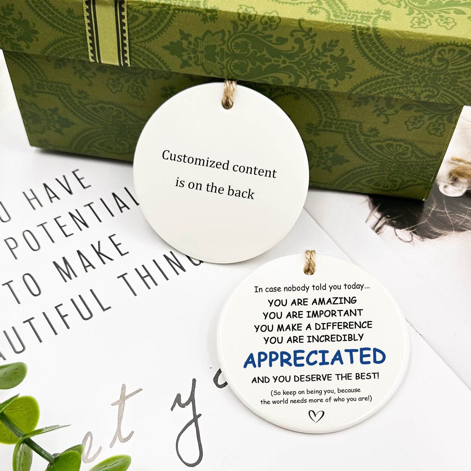 Illuminate Your Day with Gratitude ‘You Are Incredibly Appreciated’ Affirmation Sign
