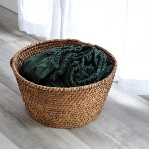 Immerse Yourself in Opulence Luxurious Dark Emerald Linen Sheet Set for Unparalleled Comfort and Style