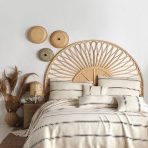 Indulge in Cozy Comfort Wrap Yourself in the Soft Embrace of Our Cotton Cream Turkish Throw Blanket