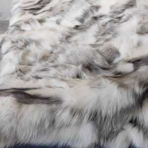 Indulge in Luxury Genuine Real Fox Fur Throw Rug for an Unforgettable Home Decor