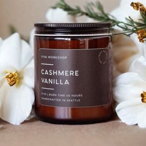 Indulge in Serenity Cashmere Vanilla Candle – A Symphony of Warmth and Comfort