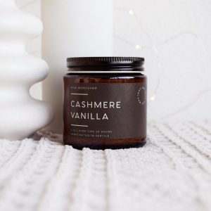 Indulge in Serenity Cashmere Vanilla Candle – A Symphony of Warmth and Comfort