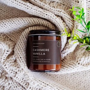 Indulge in Serenity Cashmere Vanilla Candle – A Symphony of Warmth and Comfort