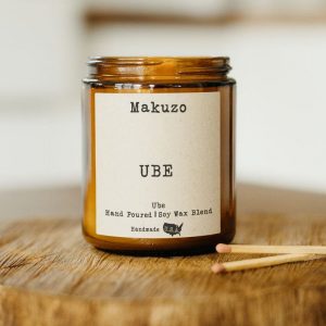 Indulge in the Sweetness of the Philippines Ube Wood Wick Candle, a Filipino Dessert Delight