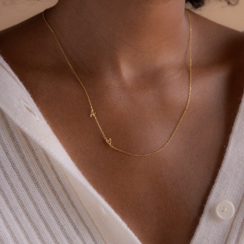 Initial Heart Necklace A Timeless Symbol of Love and Connection
