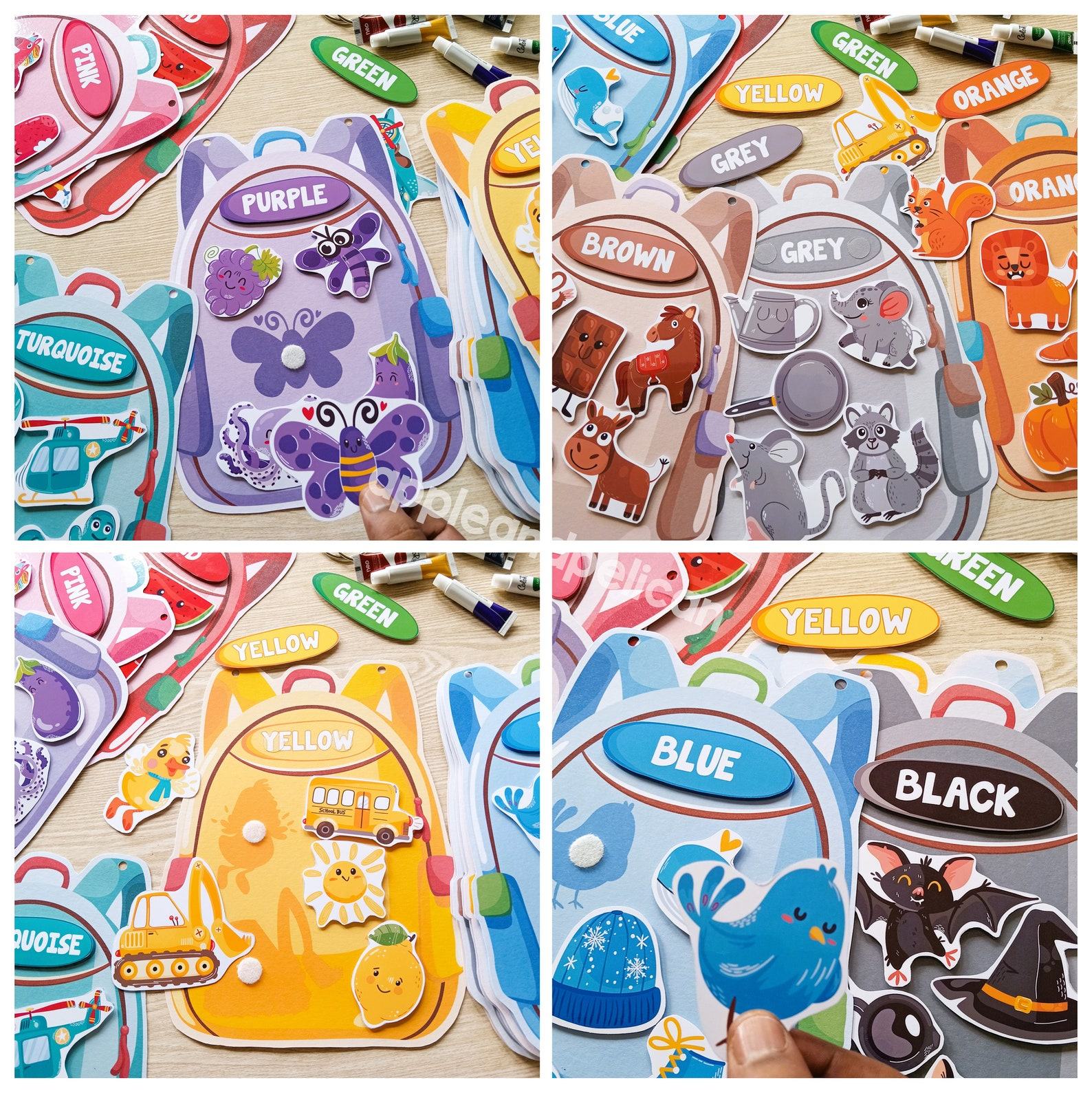 Interactive Color Exploration Toddler’s Guide to Sorting, Matching, and Learning