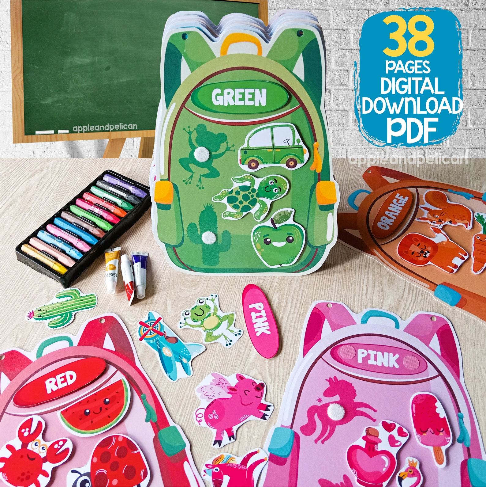 Interactive Color Exploration Toddler’s Guide to Sorting, Matching, and Learning