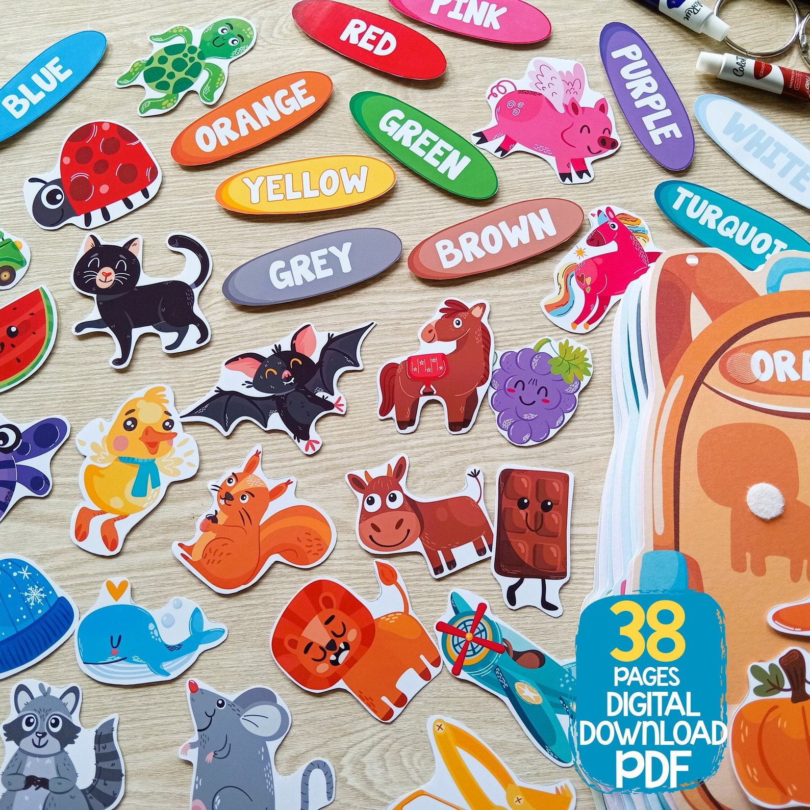 Interactive Color Exploration Toddler’s Guide to Sorting, Matching, and Learning