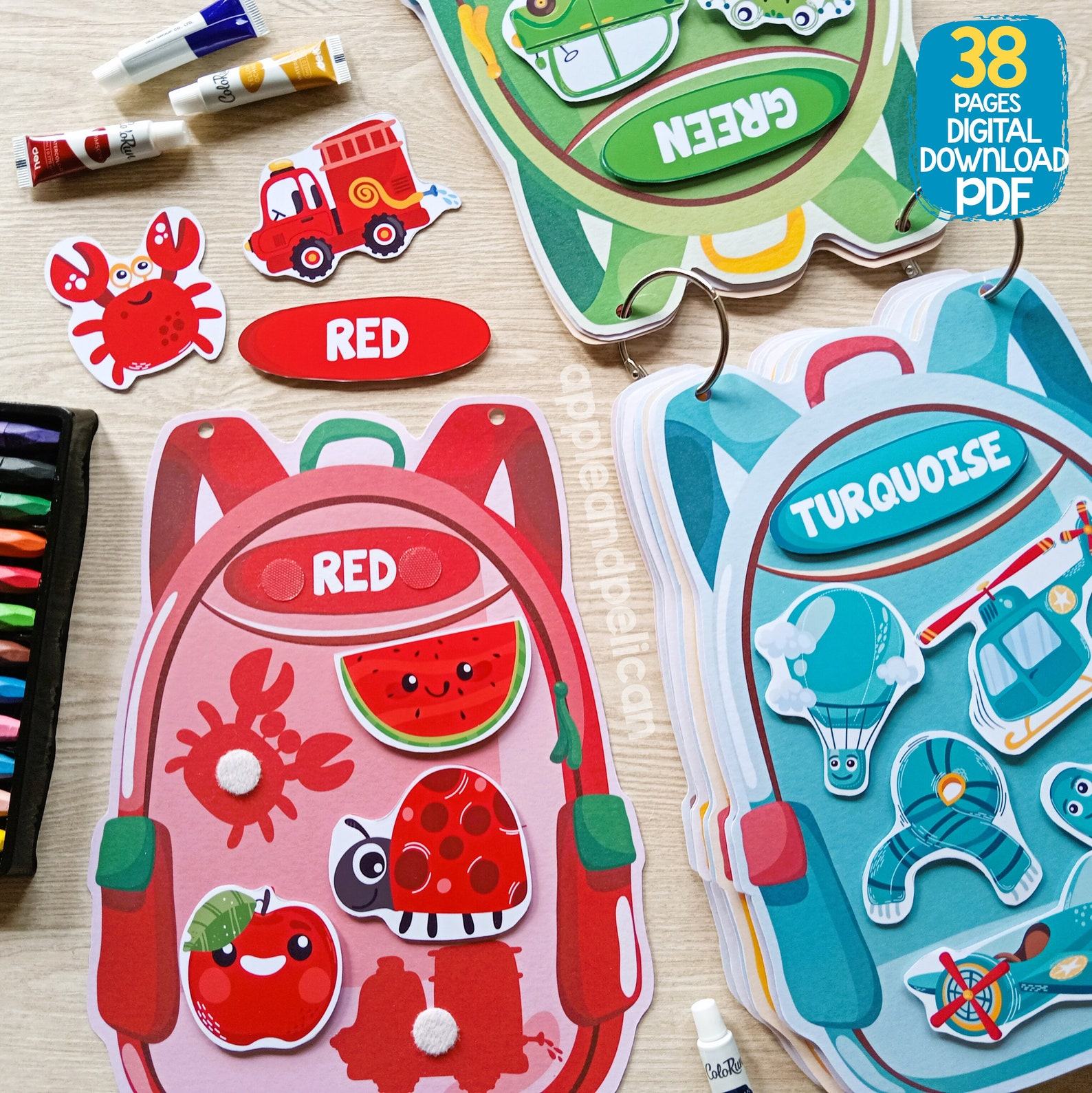 Interactive Color Exploration Toddler’s Guide to Sorting, Matching, and Learning