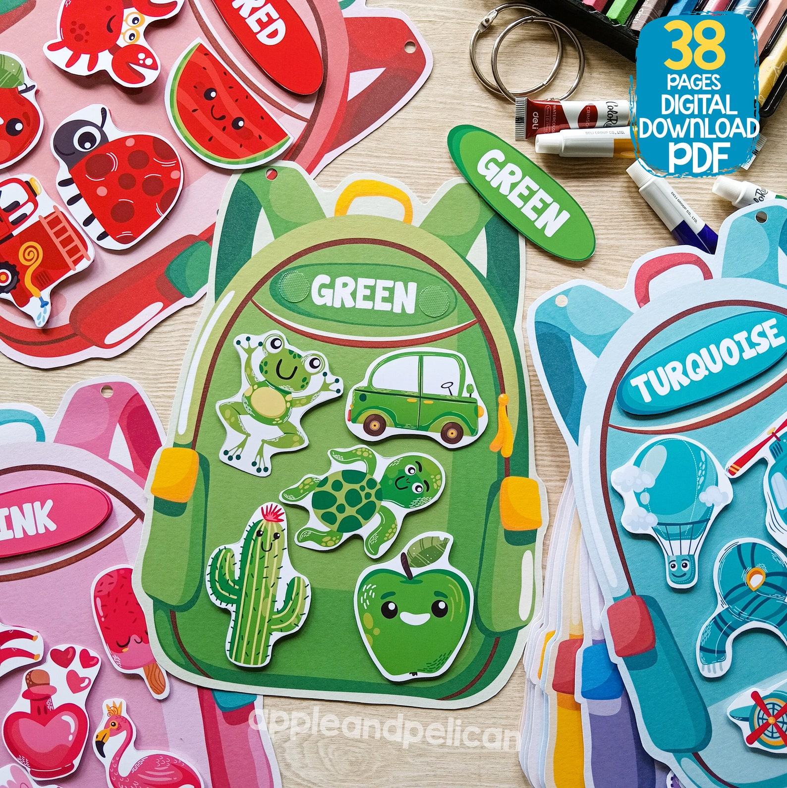 Interactive Color Exploration Toddler’s Guide to Sorting, Matching, and Learning