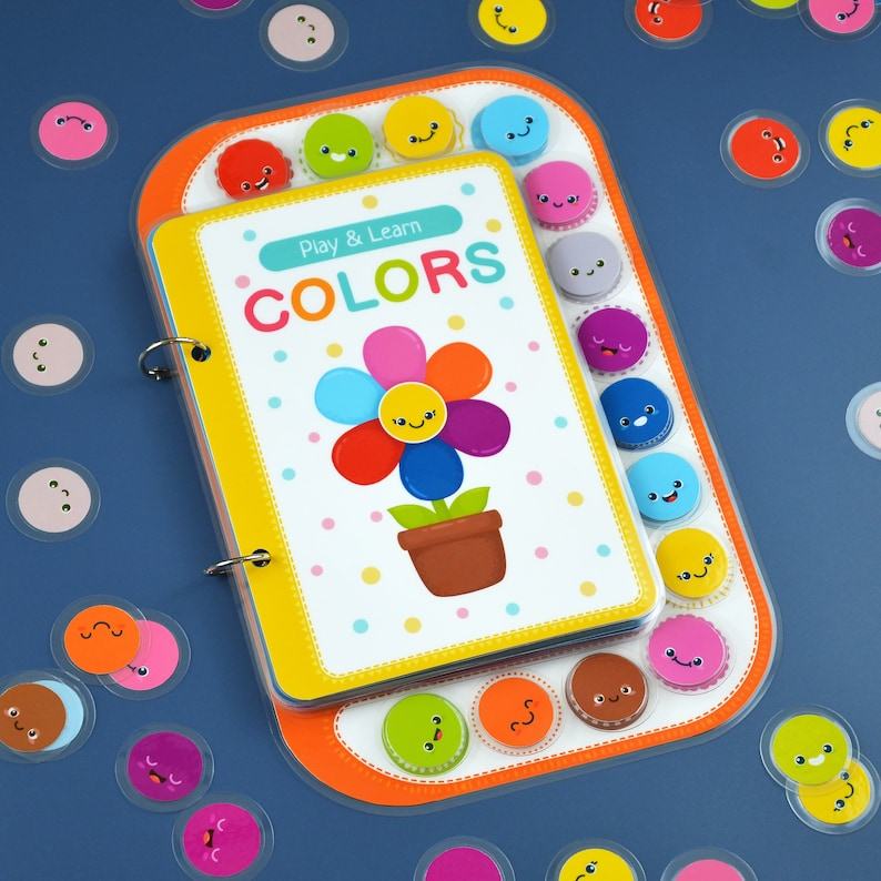 Interactive Color Matching Busy Book A Fun and Educational Activity for Toddlers