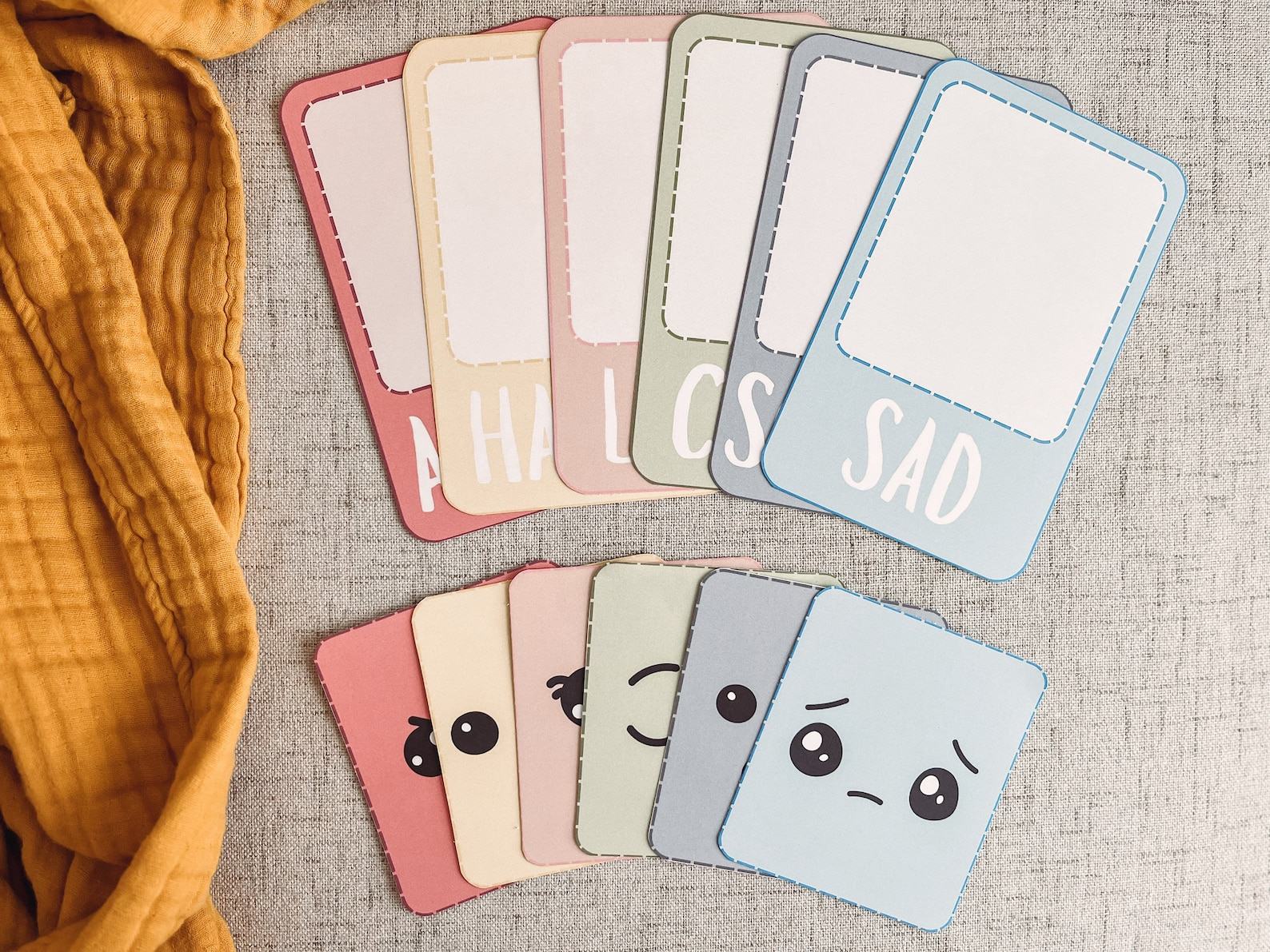 Interactive Emotion Flashcards Empowering Toddlers and Preschoolers with Emotional Intelligence - Image 2