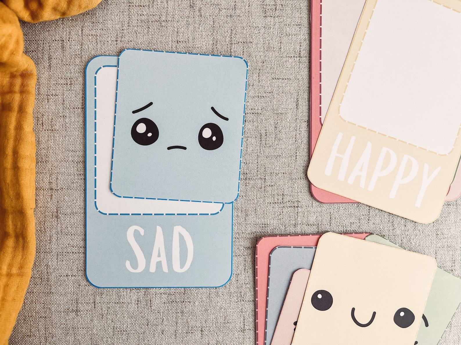 Interactive Emotion Flashcards Empowering Toddlers and Preschoolers with Emotional Intelligence - Image 6