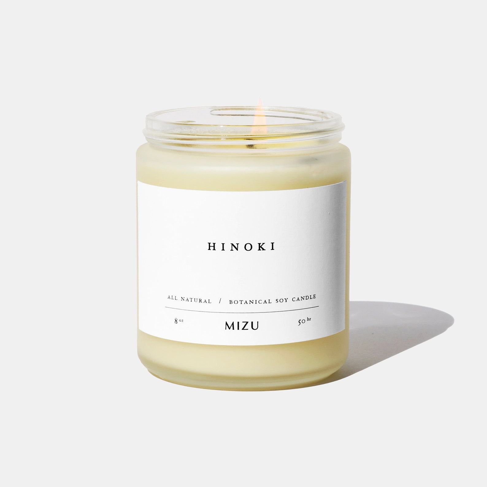 Invigorating Citrus and Woodsy Escape HINOKI Essential Oil Candle – Awaken Your Senses