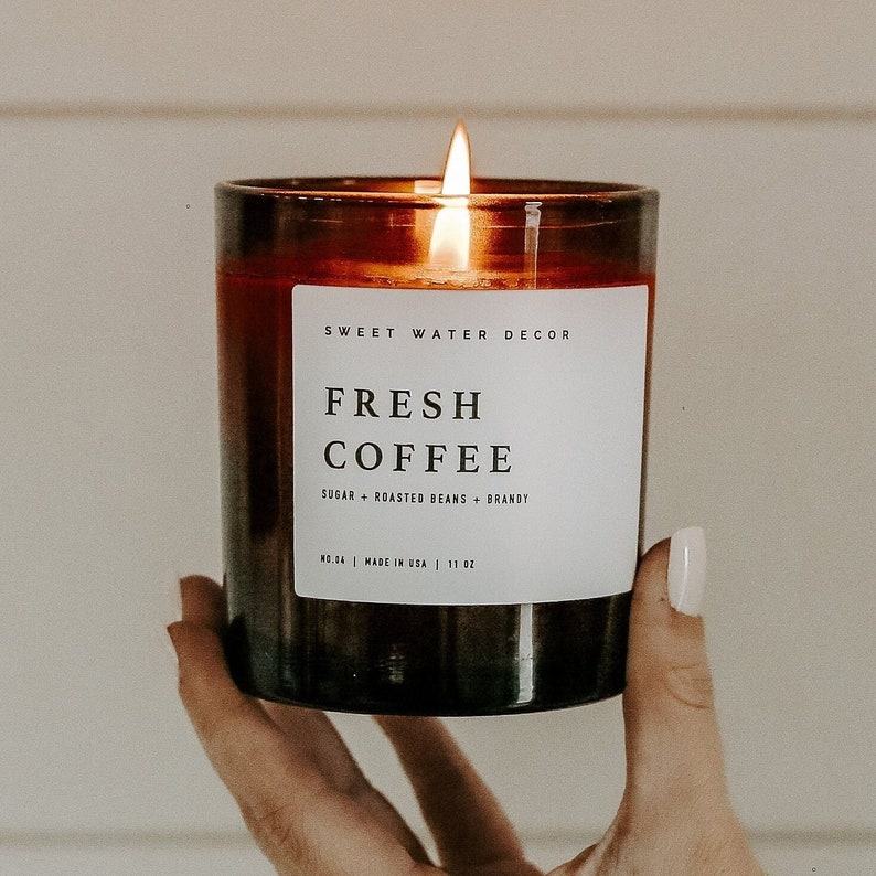 Invigorating Fresh Brewed Coffee Candle A Coffee Lover’s Aromatic Delight