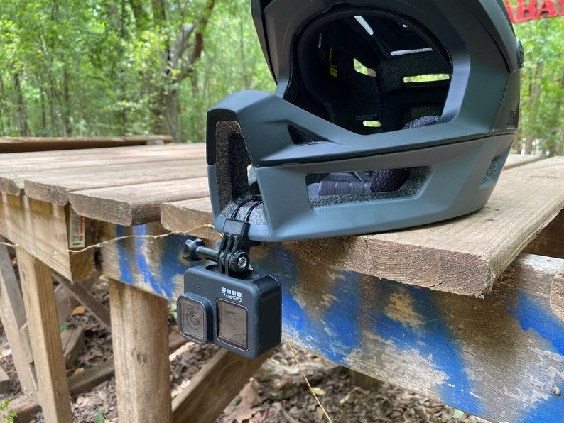 iXS Trigger FF Elevate Your MTB Experience with a GoPro Chin Mount for Full-Face Helmets