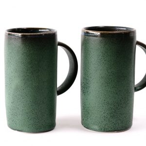 Jade Serenity Tranquil Moments in an Oversized Stoneware Mug