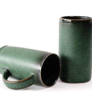 Jade Serenity Tranquil Moments in an Oversized Stoneware Mug