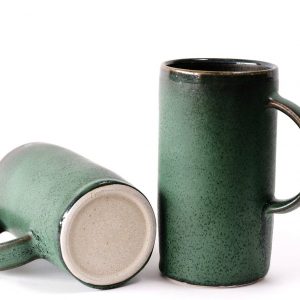 Jade Serenity Tranquil Moments in an Oversized Stoneware Mug