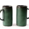 Jade Serenity Tranquil Moments in an Oversized Stoneware Mug
