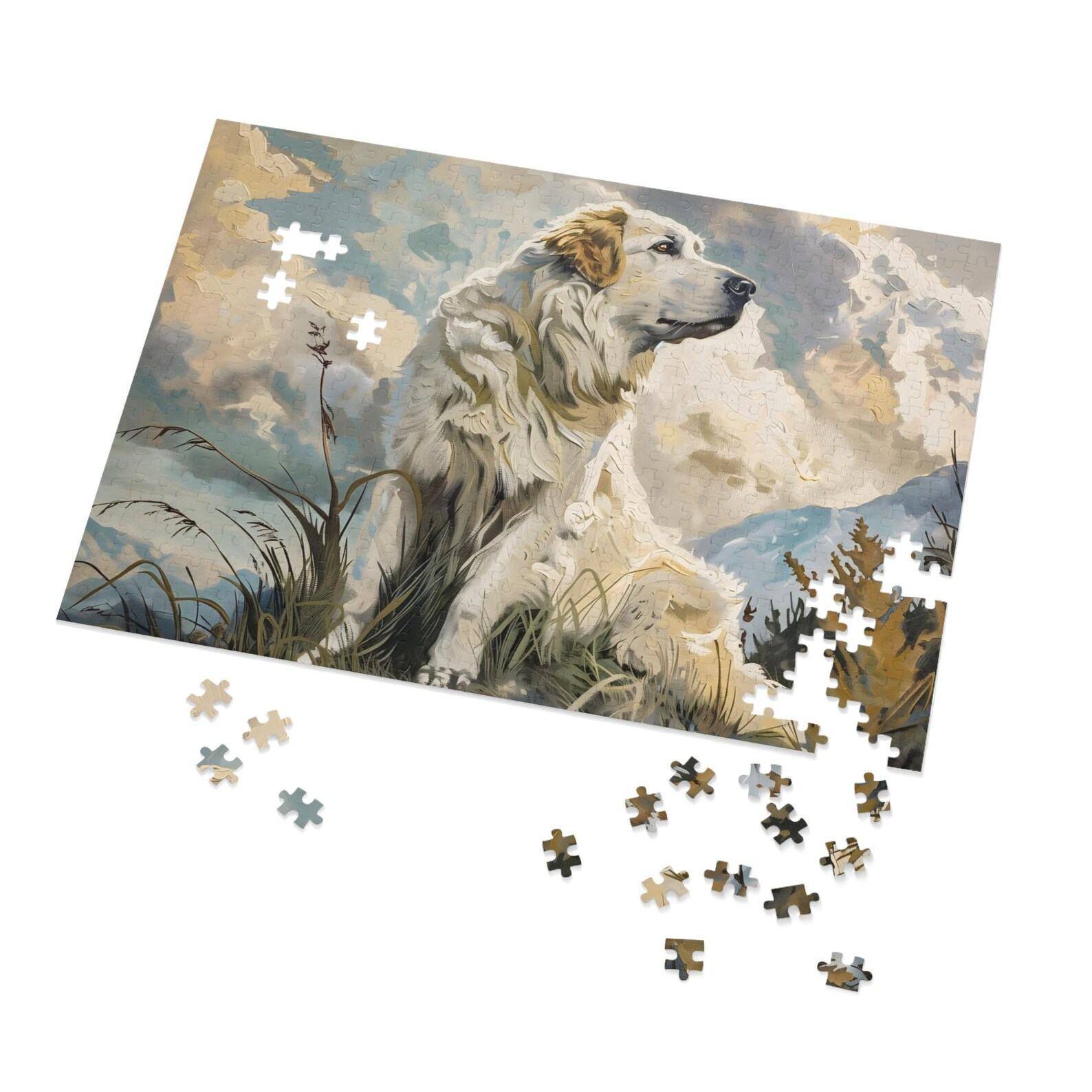 Jigsaw Puzzle Canine Guardians – A Fun Challenge for Kids and Adults, Featuring Livestock Guardian Dogs