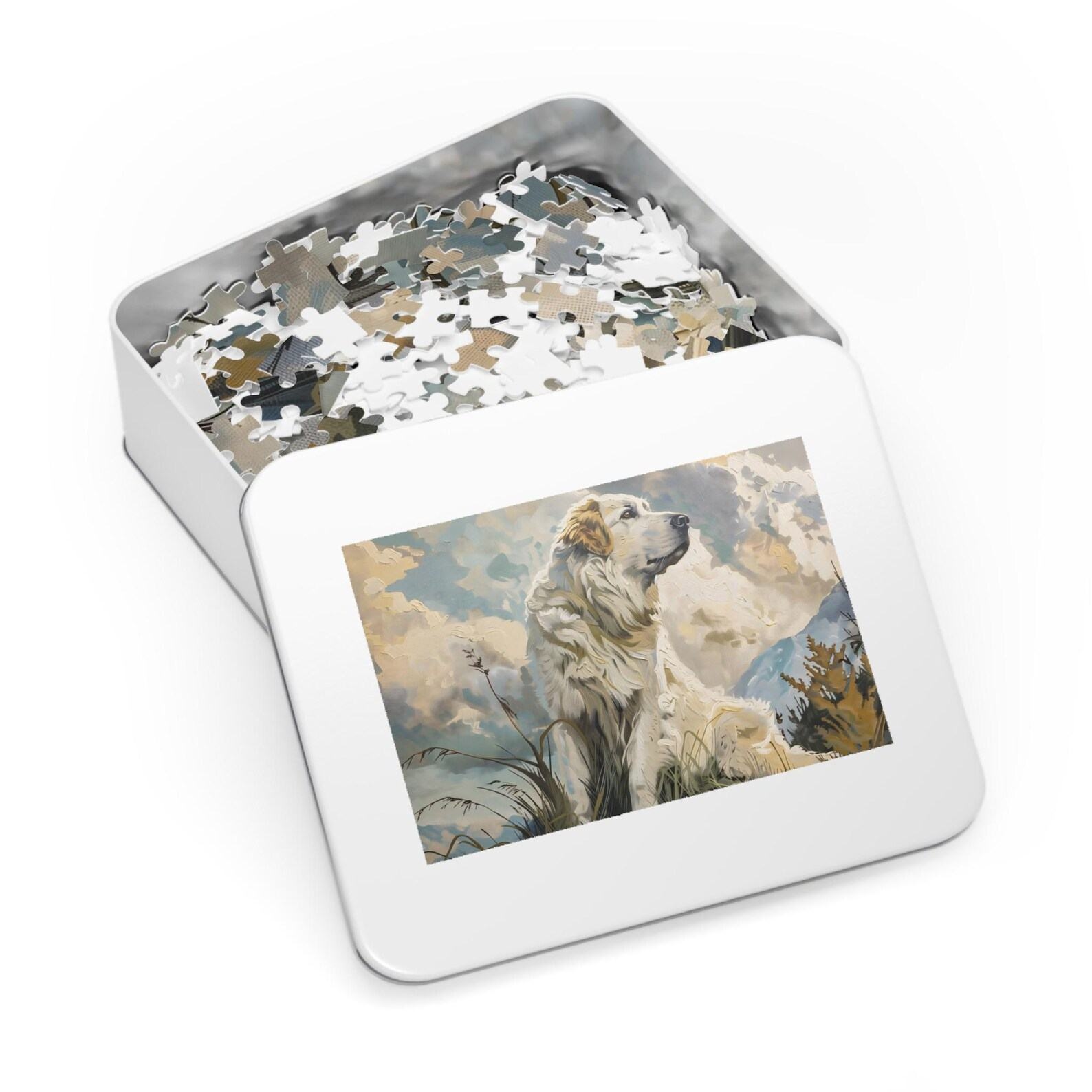 Jigsaw Puzzle Canine Guardians – A Fun Challenge for Kids and Adults, Featuring Livestock Guardian Dogs