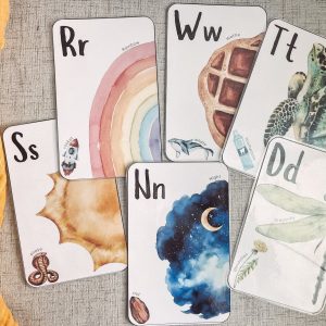 Jumbo Alphabet Double-Sided Flashcards Empowering Preschoolers and Homeschoolers with Writing Practice and Literacy Skills